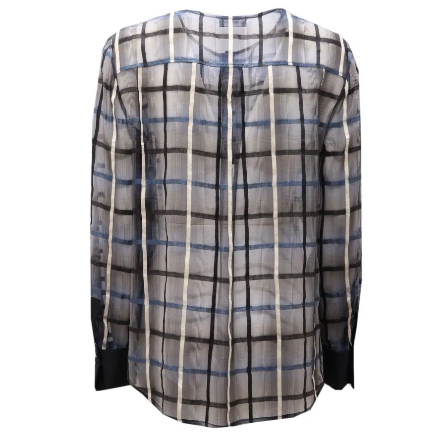 7496AF camicia pantalone donna EMPORIO ARMANI blue shirt/pant women