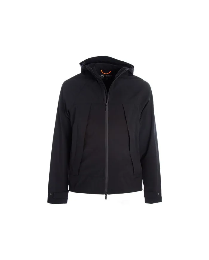 CIESSE Giacca Uomo Bamby P-ES Impermeabile Cappuccio Nero Nuovo 201 ASPHALT