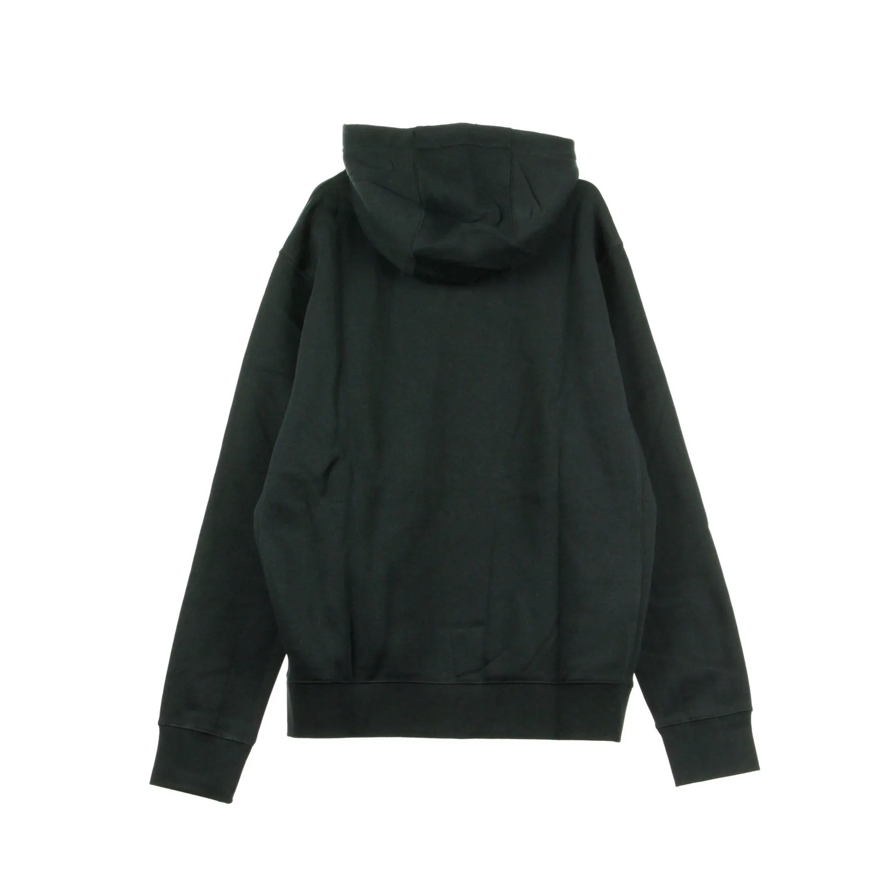Felpa Cappuccio Uomo Sportswear Club Fleece Hoodie Black/black/white