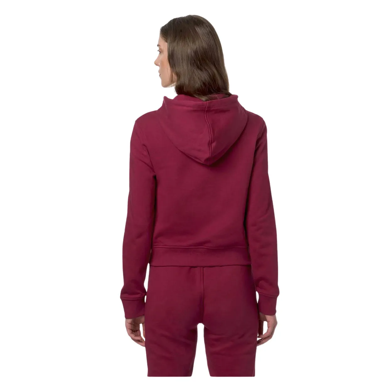 Felpa Donna K-Way Deline Bordeaux