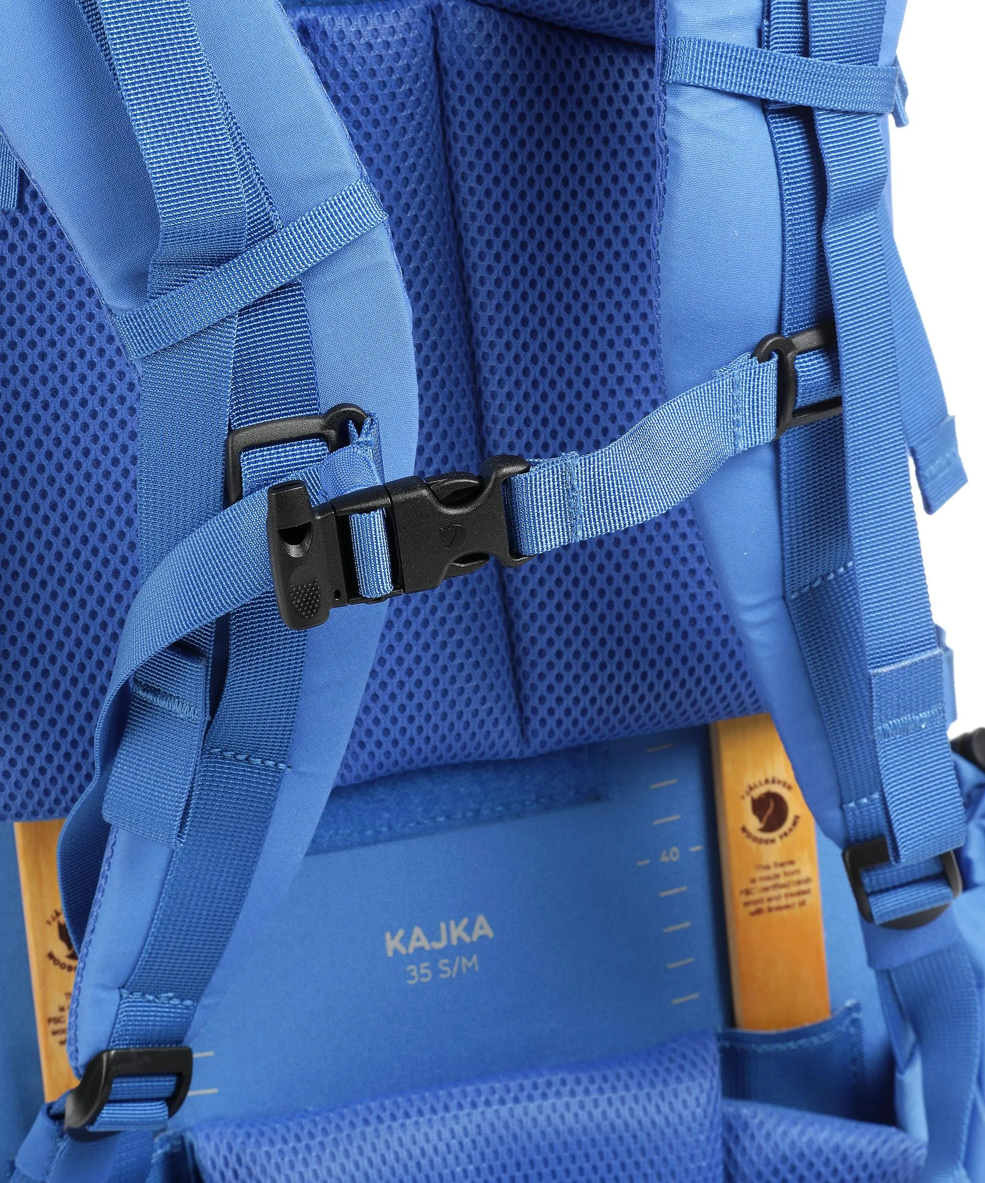  Fjällräven Kajka 35 S/M Zaino montagna vinylon blu  