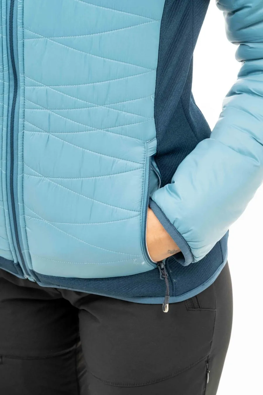 Giacca Donna Hybrid, Termica, Traspirante e Antipioggia - Trekking e Outdoor