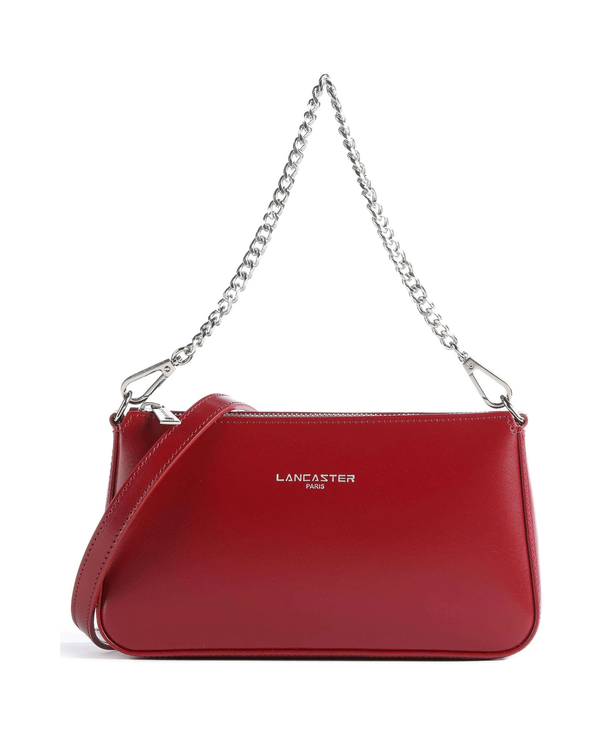  Lancaster Suave Even Borsa a spalla pelle di vacchetta liscia rosso scuro  