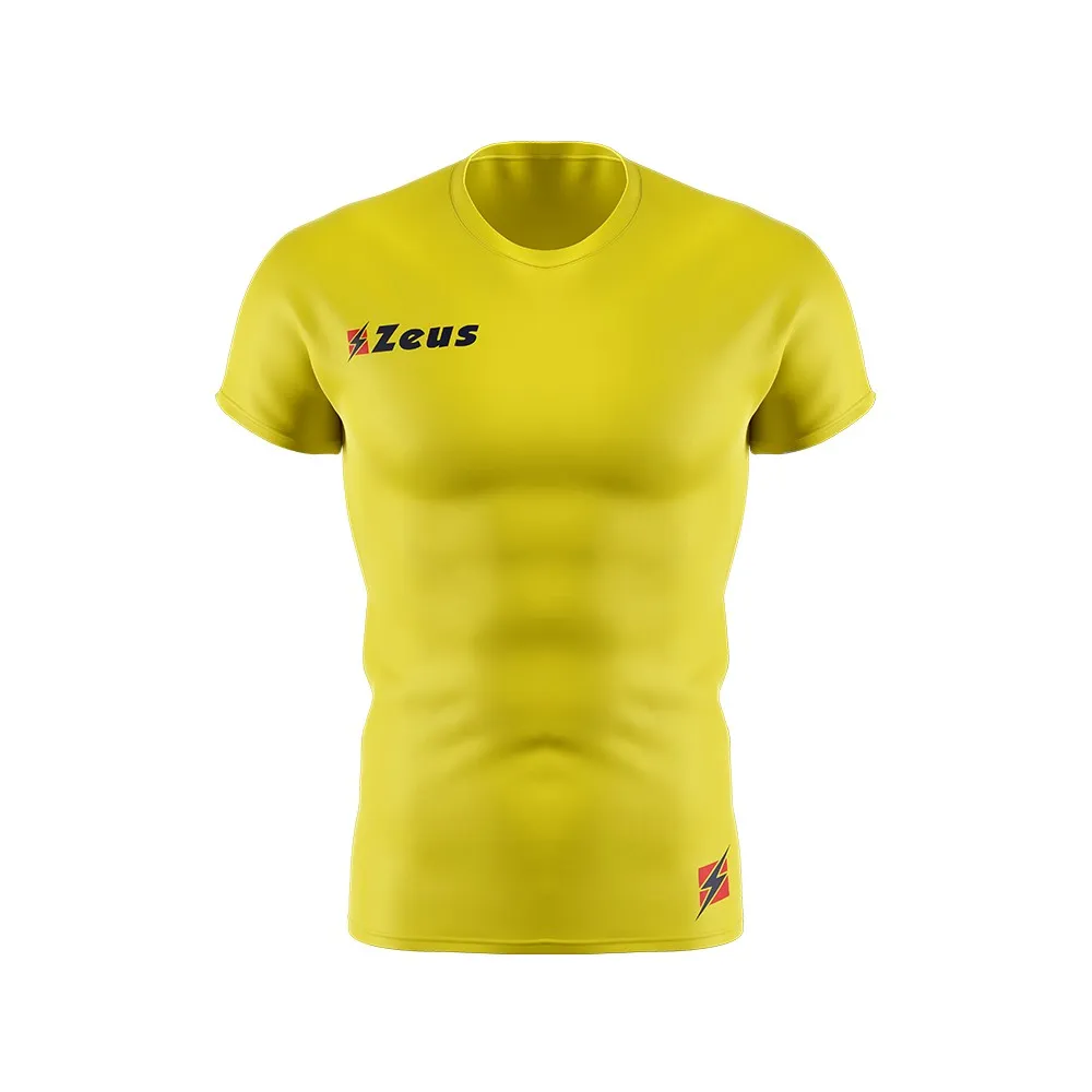 MAGLIA TERMICA FISIKO MANICA CORTA GIALLO ZEUS SPORT