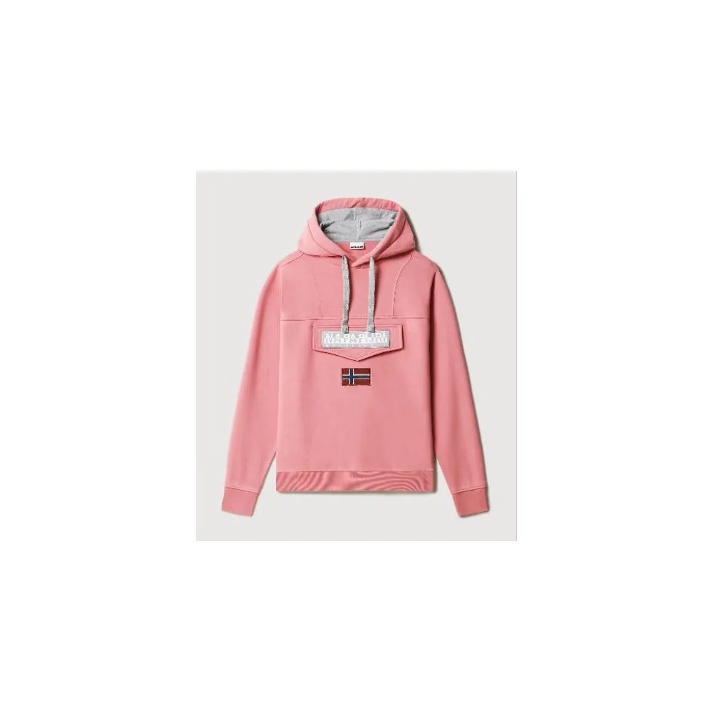 NAPAPIJRI - FELPA BURGEE WINTER - DONNA - ROSA - QKPB11