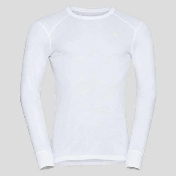 ODLO ACTIVE WARM MEN Bianco Crew Neck l/s maglia termica 159102
