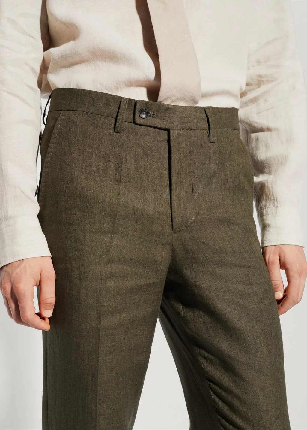 Pantaloni completo 100% lino