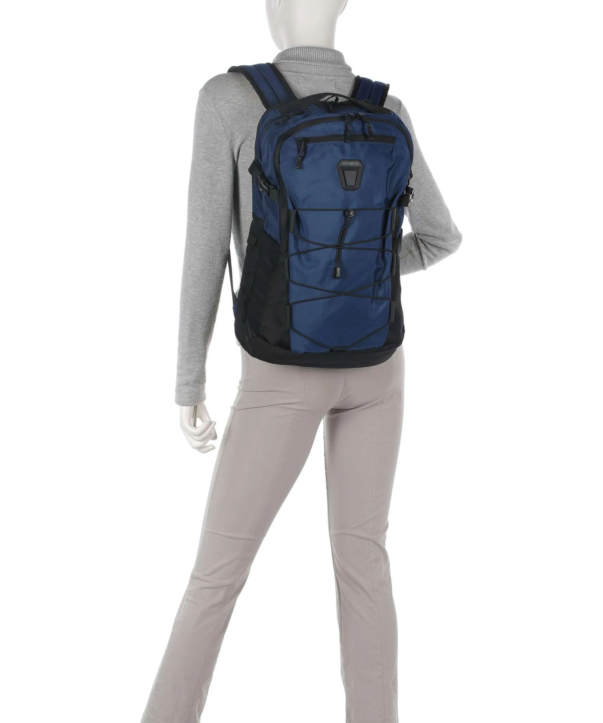  Samsonite Dye-Namic L Zaino 17″ poliestere riciclato blu scuro  