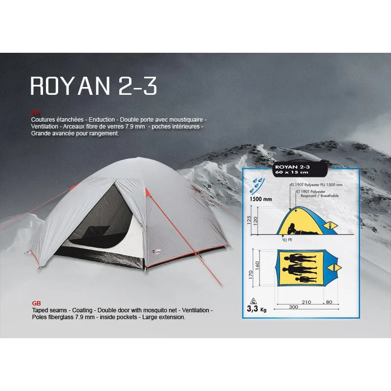 Tente de camping Royan 2