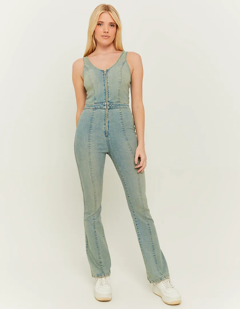 Tuta Elasticizzata in Denim  