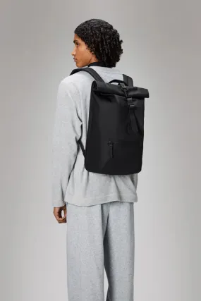 W4-13320 Zaino Rolltop Rucksack Black Unisex  